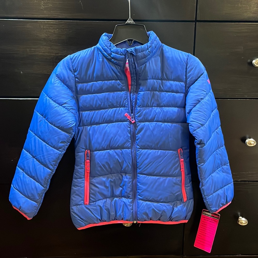 NWT children’s size 10/12 packable down jacket